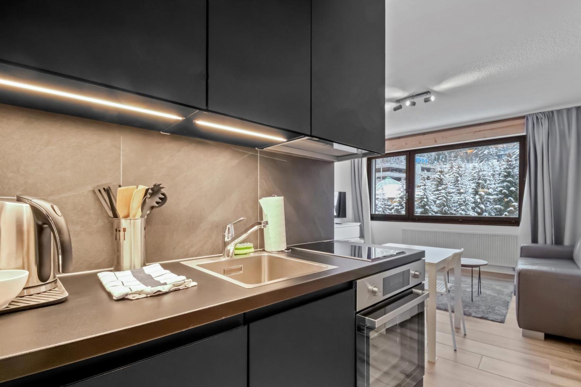 Studio Cosy Au Centre De Crans-Montana Exterior photo
