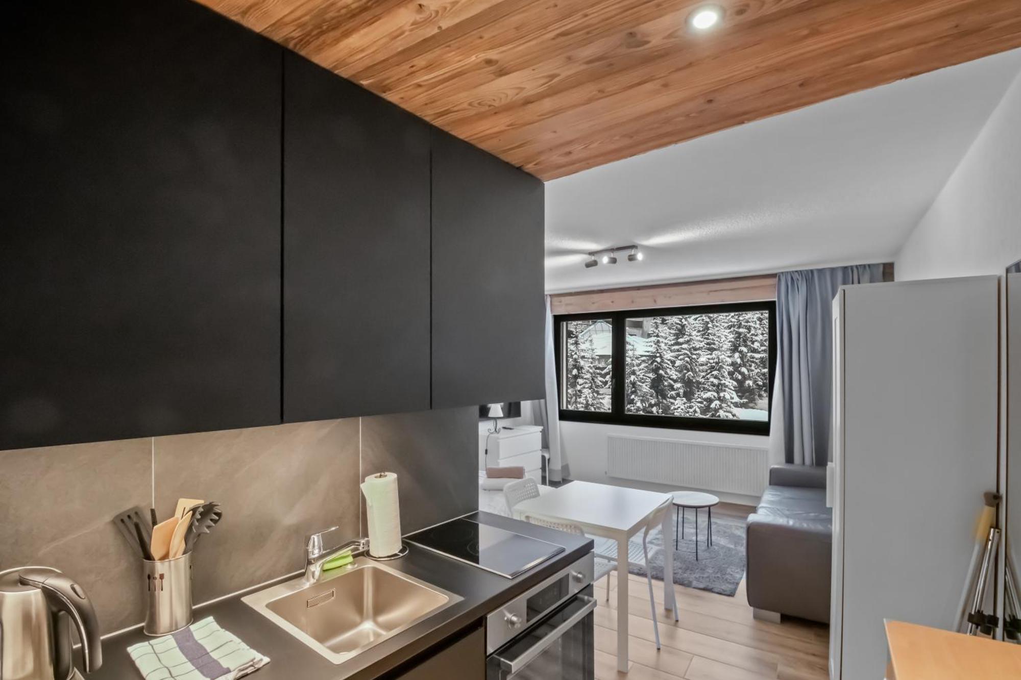 Studio Cosy Au Centre De Crans-Montana Exterior photo