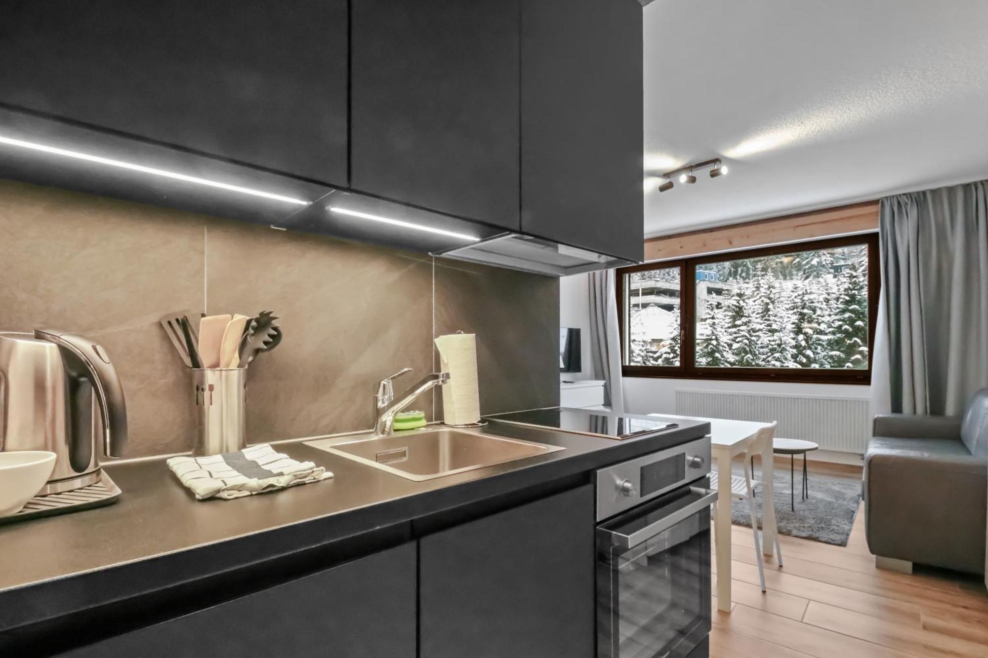 Studio Cosy Au Centre De Crans-Montana Exterior photo